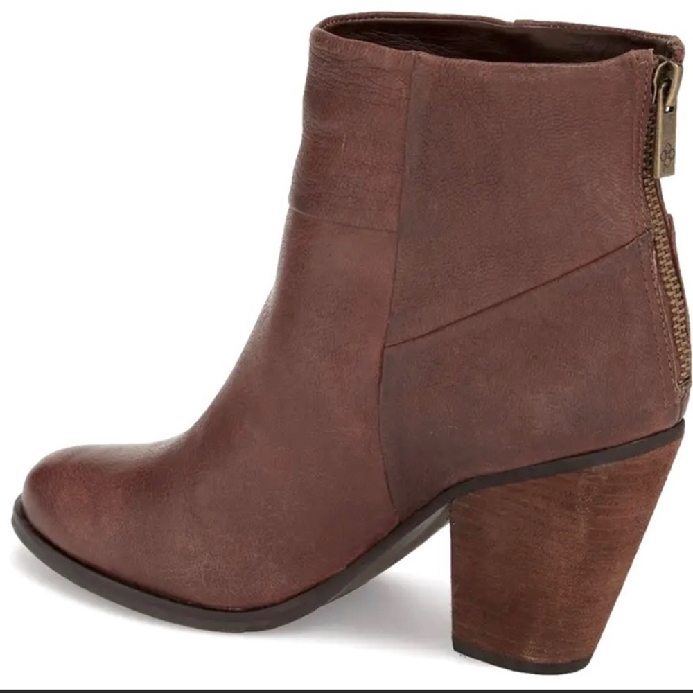 Brown Leather Ankle Boot